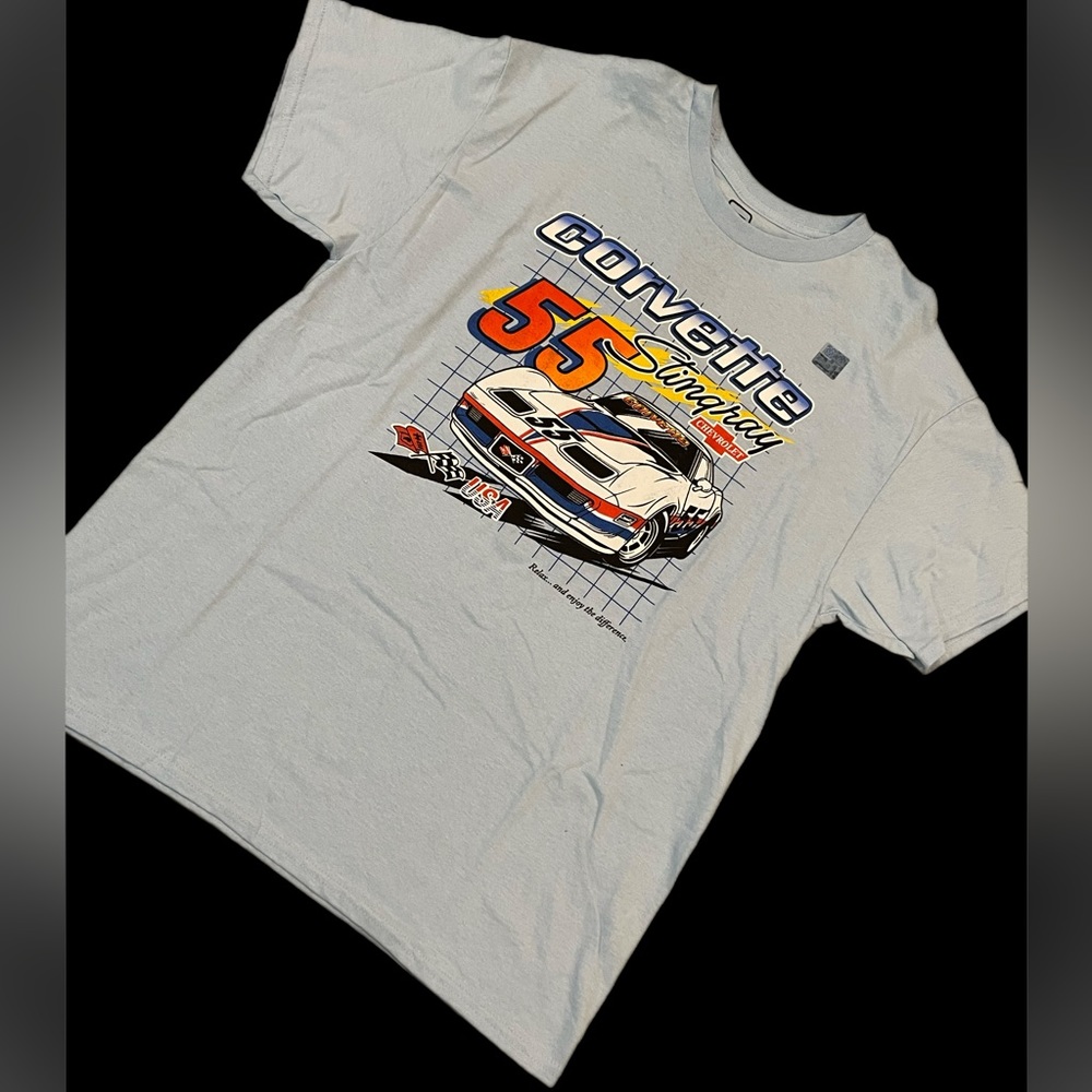 Chevrolet Corvette Men’s T-shirt 55 sting ray vintage logo